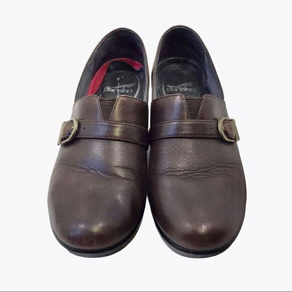 Dansko Brown Tamara Slip On Clogs Size 10 - Picture 1 of 8